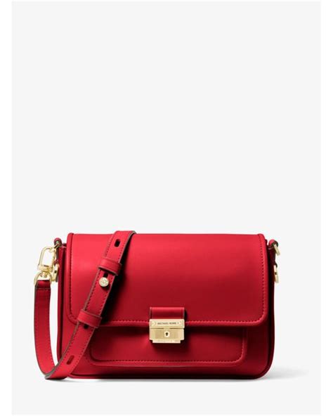 michael kors bradshaw bag green|Michael Kors red messenger bag.